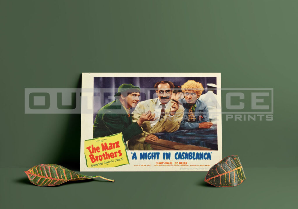 Εκτύπωση σε καμβά αφίσα A Night in Casablanca