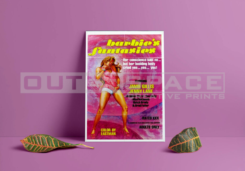 Εκτύπωση σε καμβά αφίσα Barbie's Fantasies