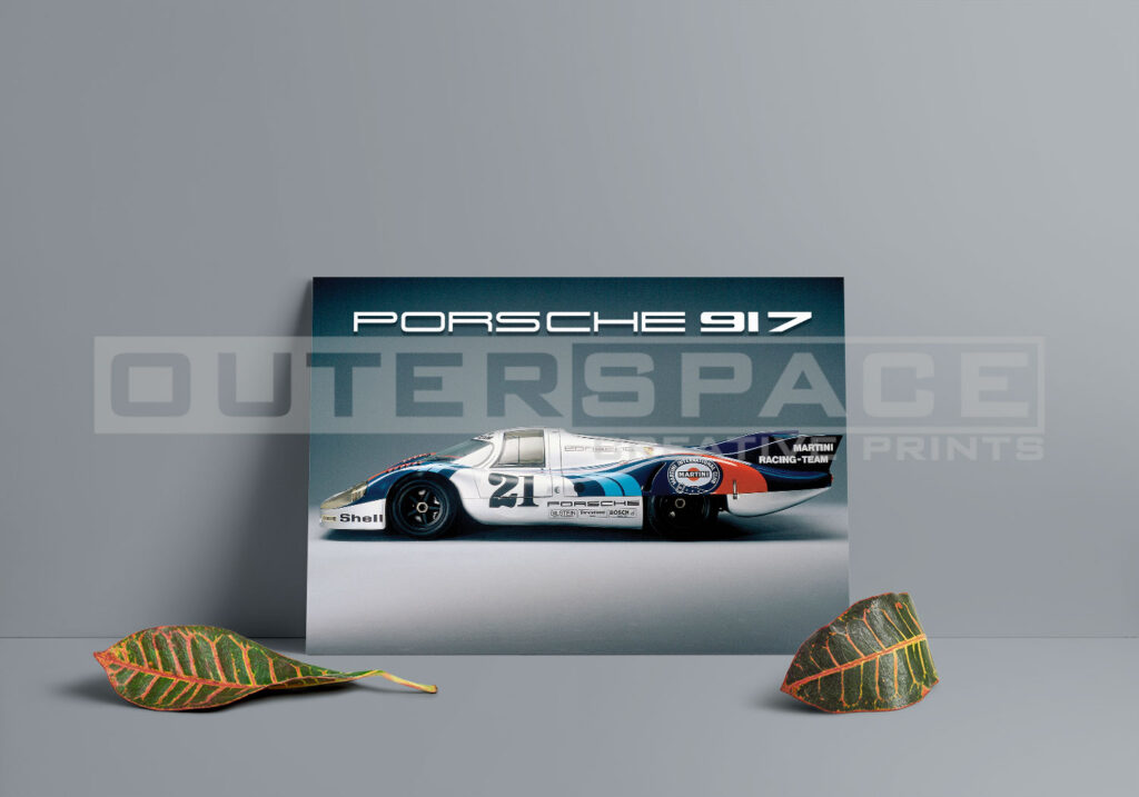 Εκτύπωση σε καμβά vintage αφίσας Porsche 917